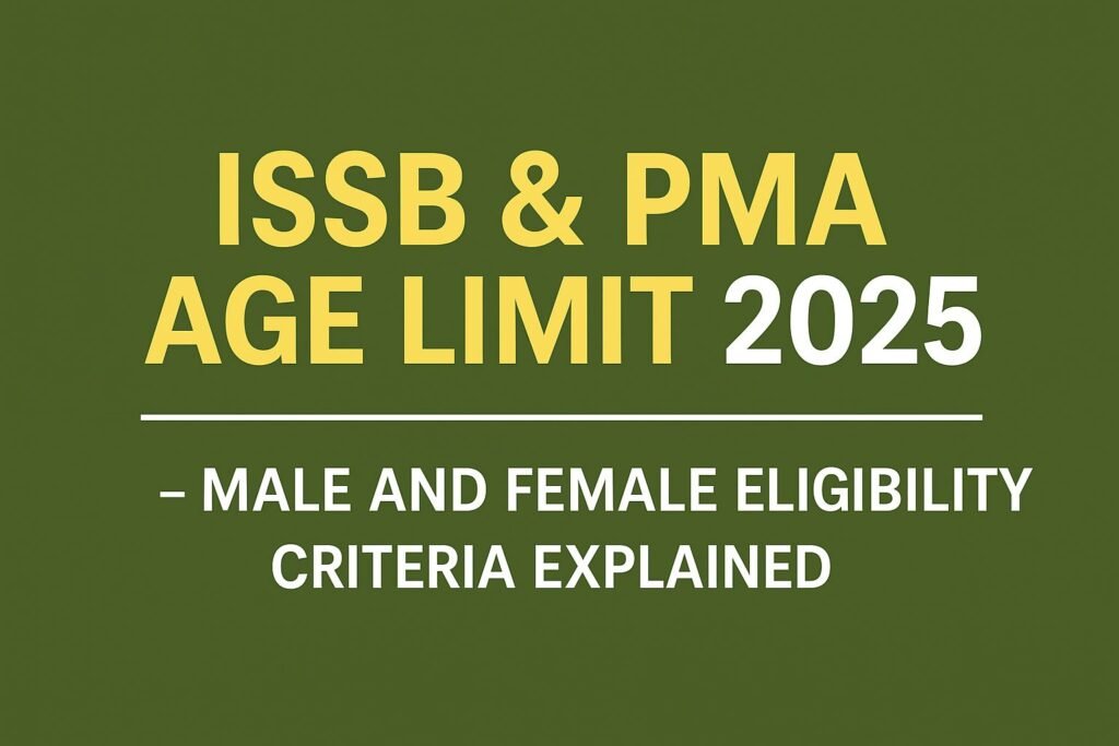 PMA Long Course 2025 – Age Limit, Duration & Complete Training Process