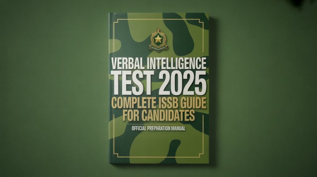 Verbal Intelligence Test 2025 – Complete ISSB Guide for Candidates