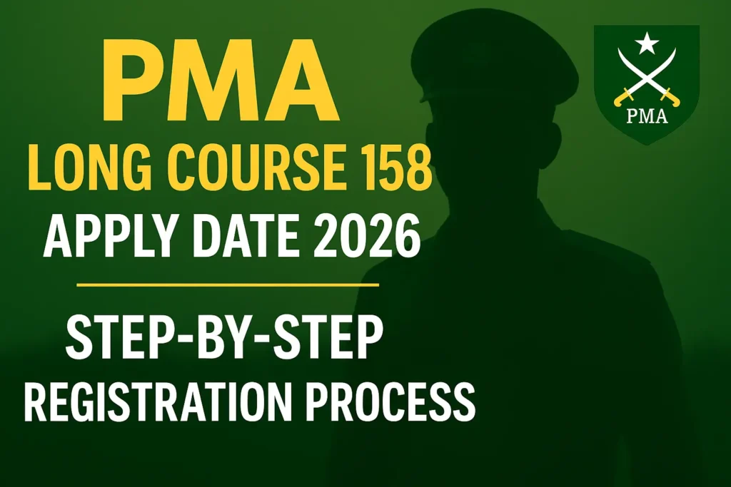 PMA Long Course 158 Apply Date 2026 – Step-by-Step Registration Process