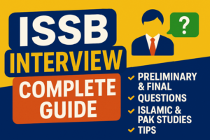 ๐๏ธ THE COMPLETE GUIDE TO ISSB & PRELIMINARY INTERVIEWS